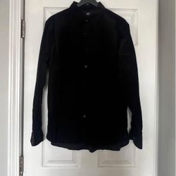Uniqlo Black Corduroy Shirt