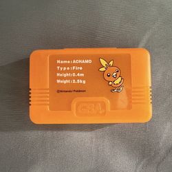Official Torchic GBA game case
