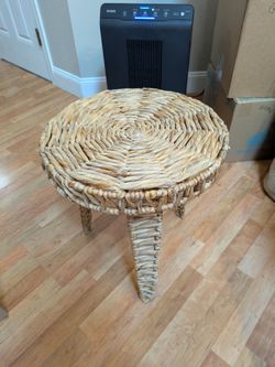 Wicker Accent Table
