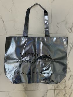 Pink Victoria's Secret Collective Tote Bag Holographic Large