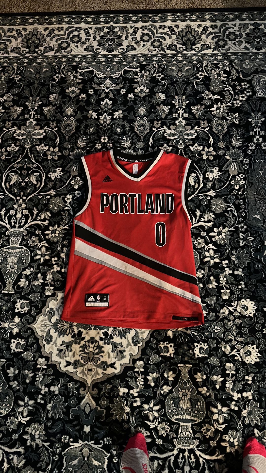 Portland Trailblazer’s #0 Lillard Adidas NBA Jersey