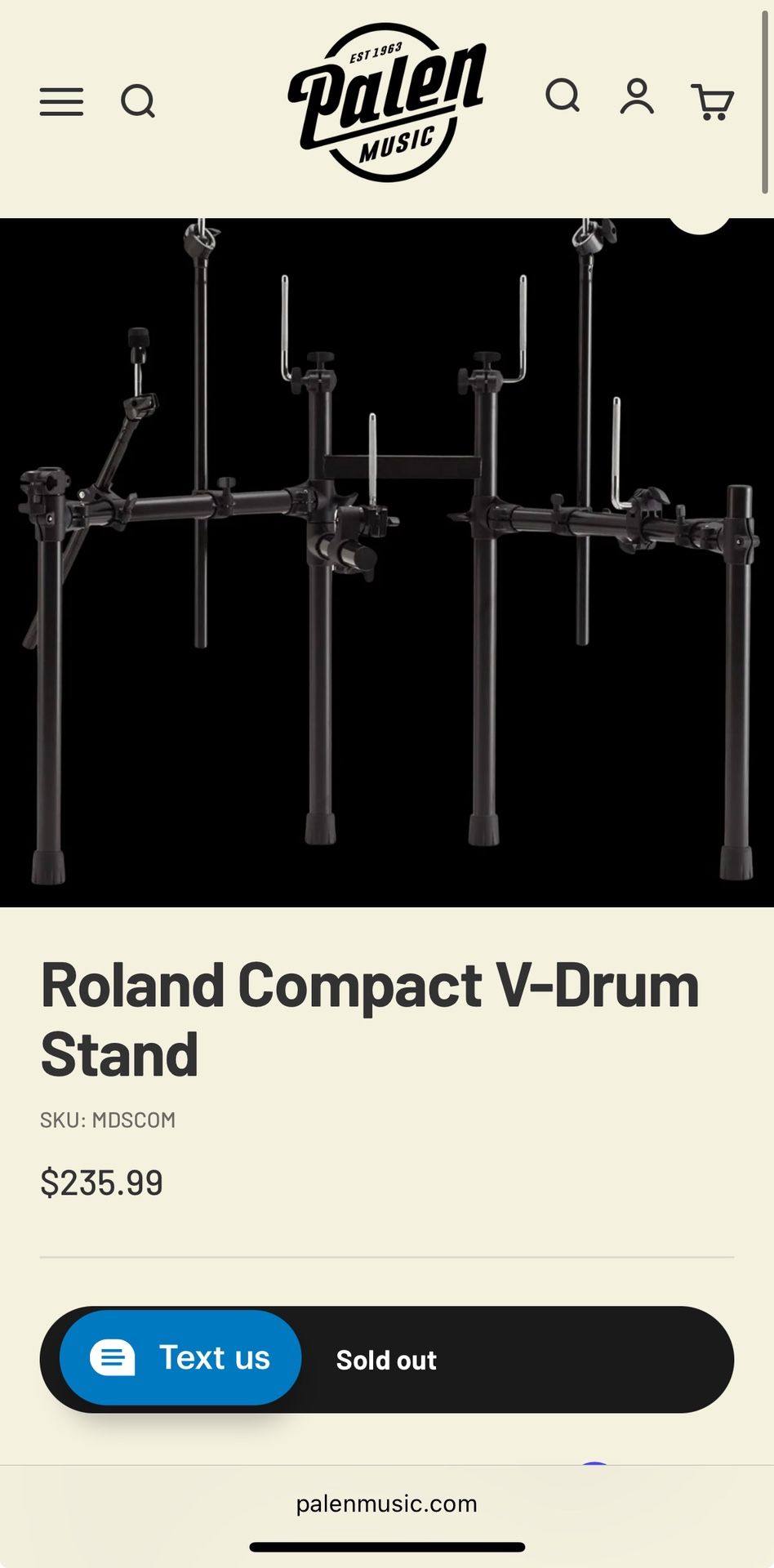 Roland Compact Drum Set Brand New