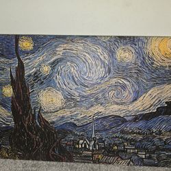 Starry Night, Vincent Van Gogh Canvas Wall art