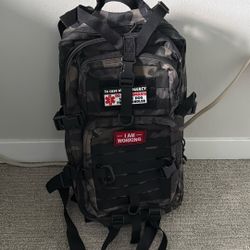 Camo Ruck With A 25LB Weight