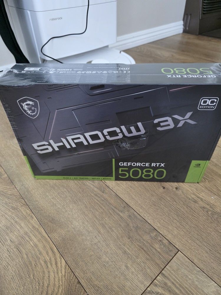 MSI VGA GEFORCE RTX 5080 16G Shadow 3X OC RTX5080 16GB GDRR7 256 B DX12 PCIE 5.0 X16