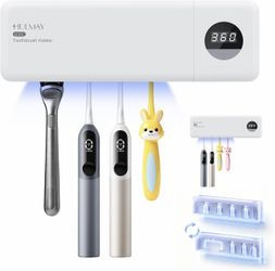 New UV Light Toothbrush Sanitizer & Holder