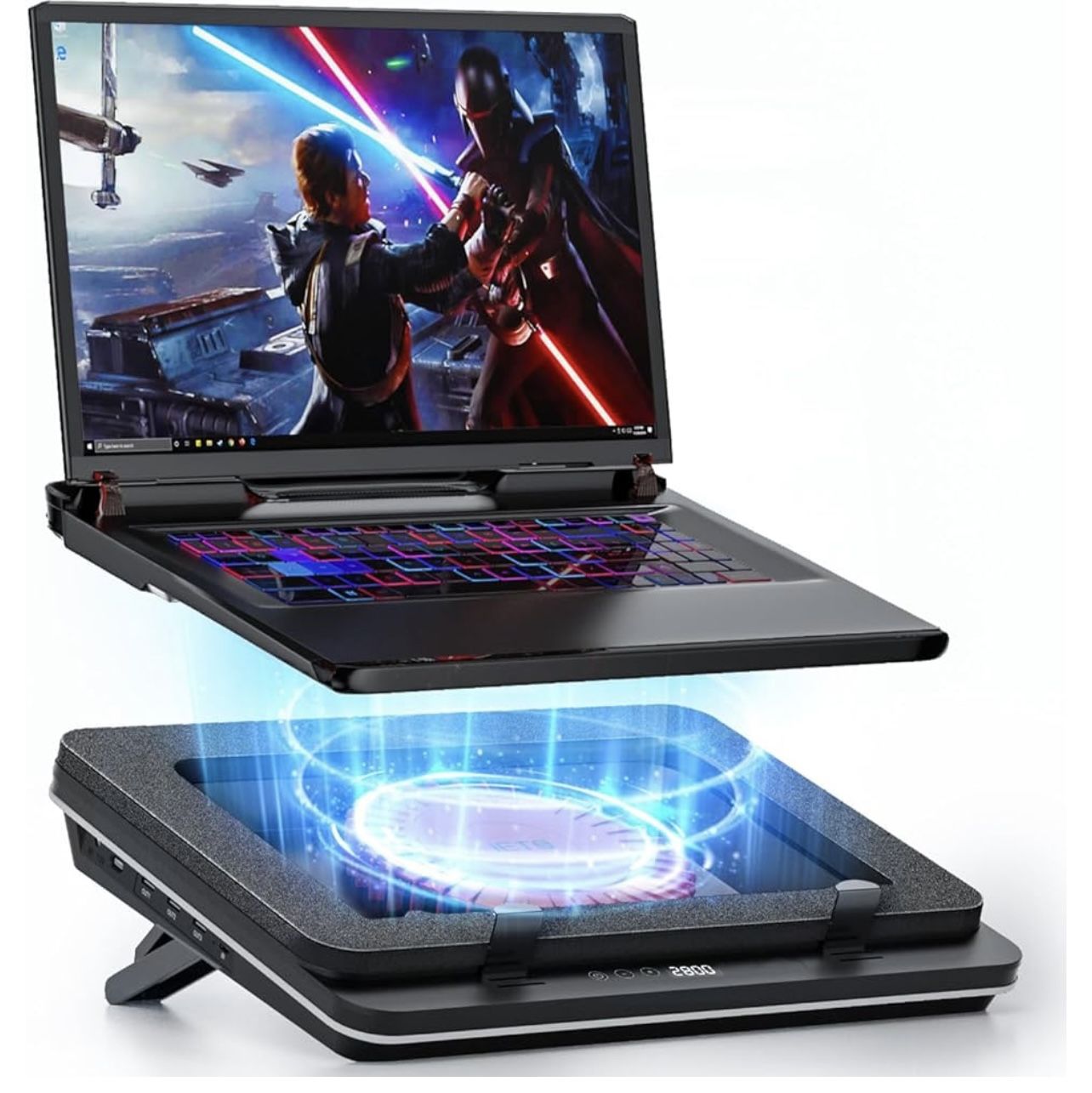 IETS GT600 V1 Laptop Cooling Pad Equipped with Gigantic Turbo Fan,All Products : American Fashion Style Bags On Sale