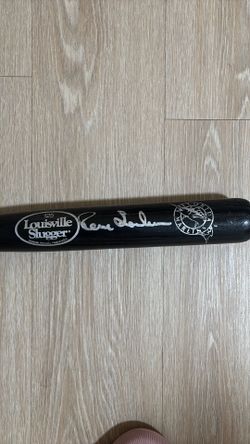 Marlins Baseball Bat Signed by Rene Lachemann