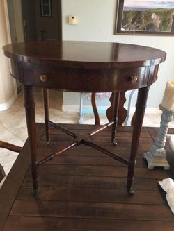 Antique mahogany table stand