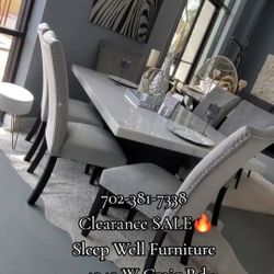 🇺🇸 ✨️ Dining Table Chair Sets! Furniture Sectionals, Queen Bedrooms Avail