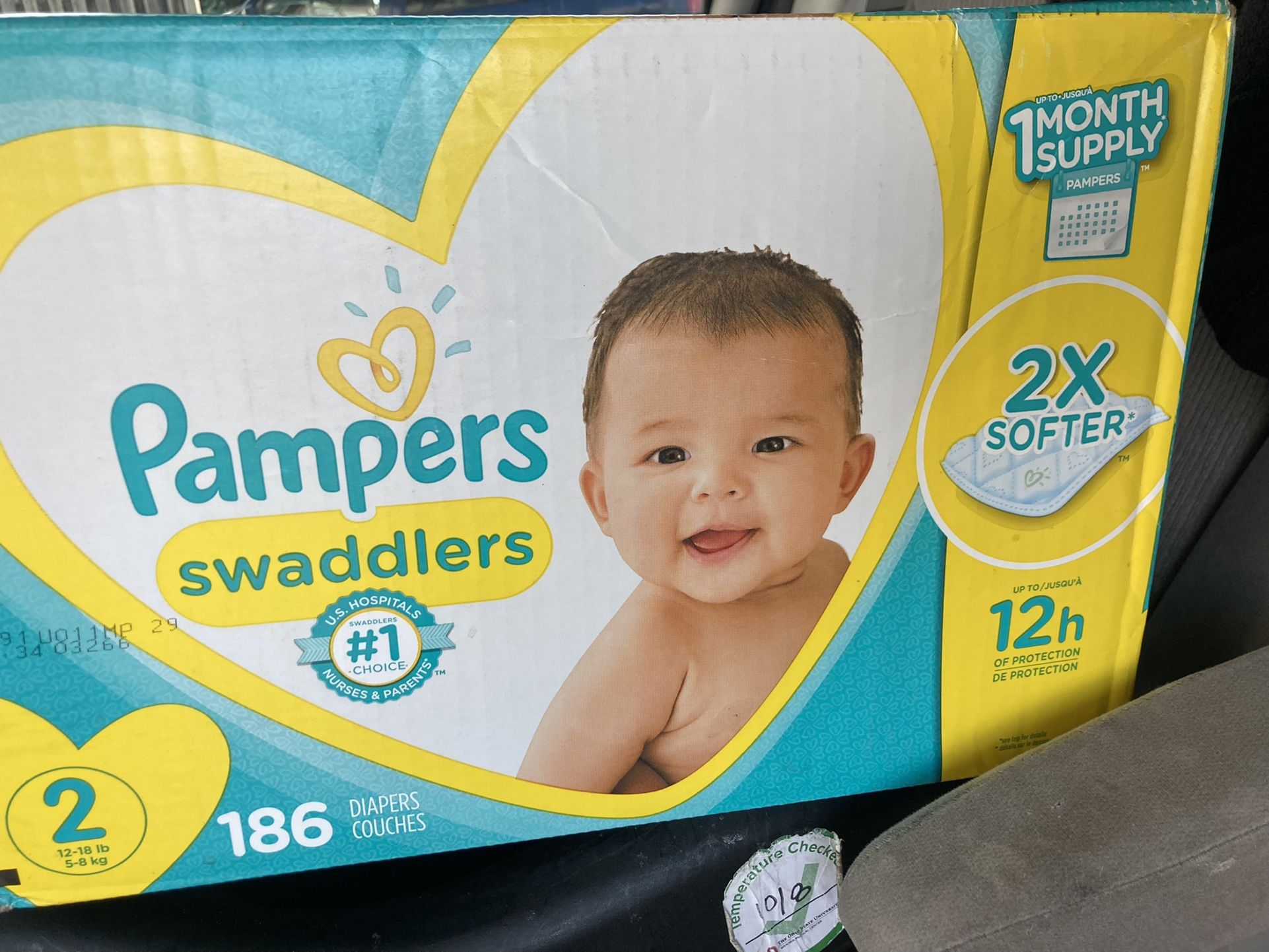 Size 2 Pampers & Luvs Diapers