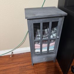 Light-colored small cabinets: $50 a pair