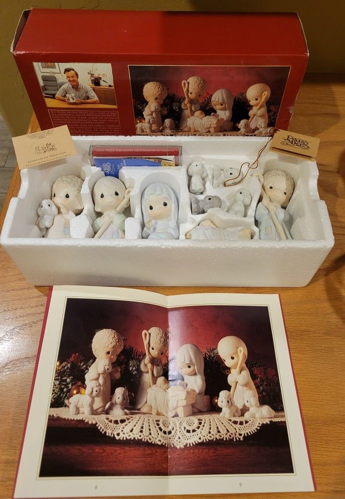 Collectible Vintage Precious Moments "The Nativity Set" NEW