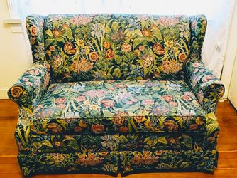 Vintage Harlequin sleeper sofa loveseat