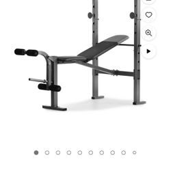 Weider XR 6.1 Adjustable Weight Bench with Leg Developer, 410 lb. Weight Limit
