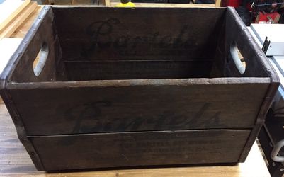 Rare Bartels Brewery Antique Crate
