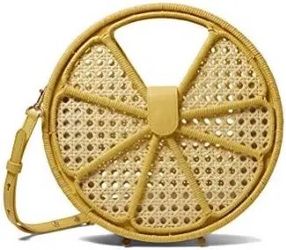 Kate Spade Lemon Raffia Bag