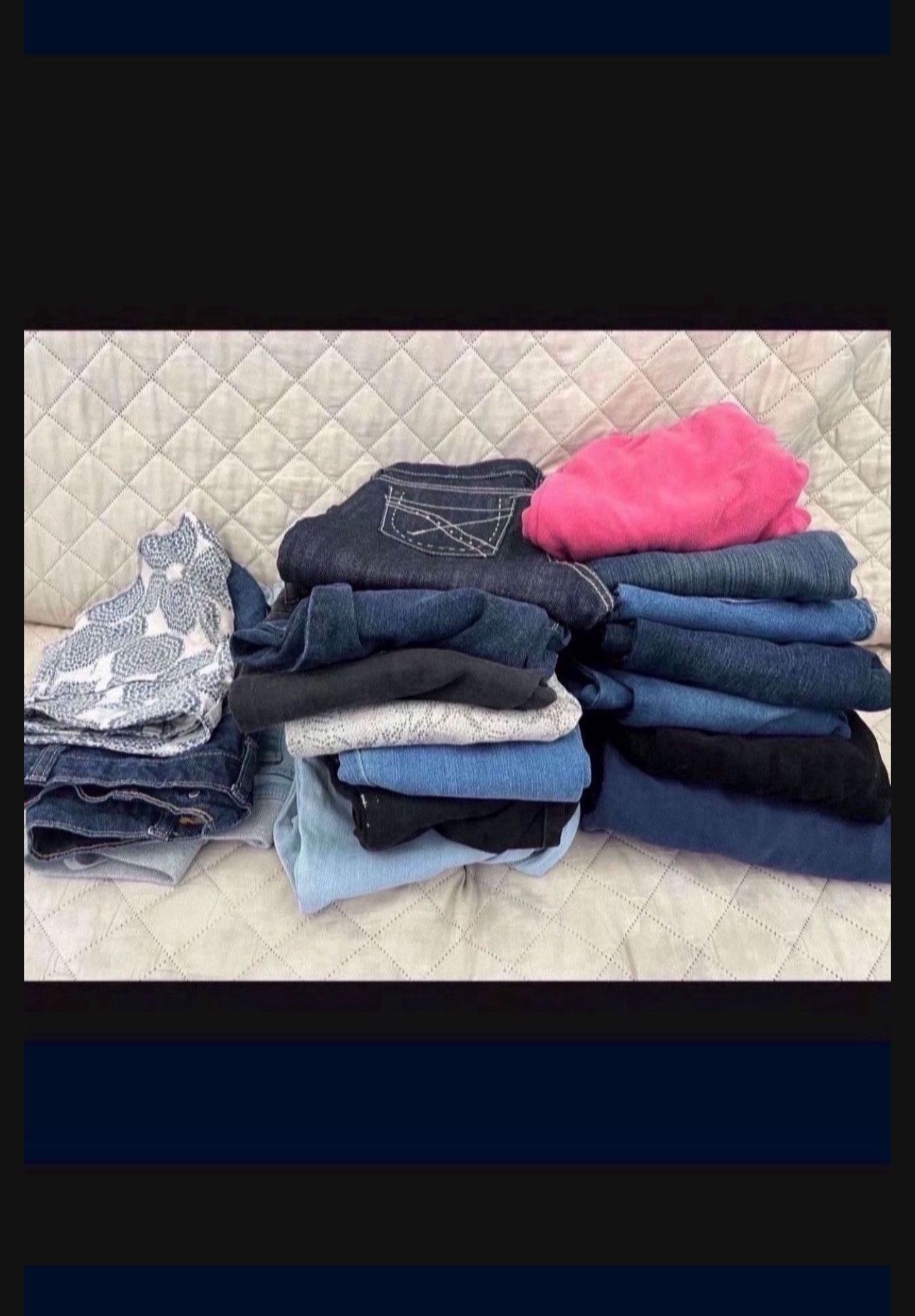 Pantalones Para Niñas En Buenas Condiciones Tallas 7, 10, 12, Y 14 $5 Cada Uno