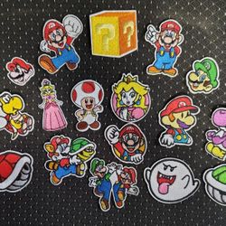 Mario Bros Iron On Patches 