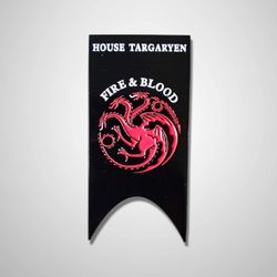 Targaryen Banner Pin