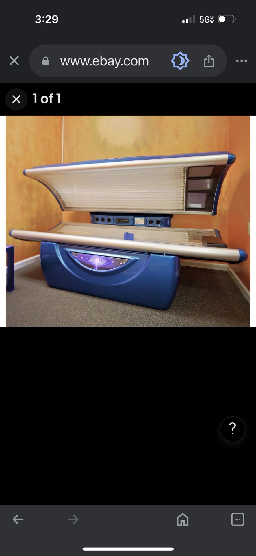 Commercial Tan America Pacifica Tanning Bed