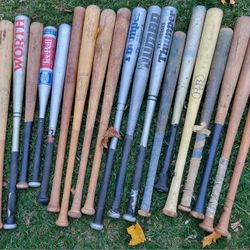 Vintage Baseball Softball Louisville Slugger Bat Lot