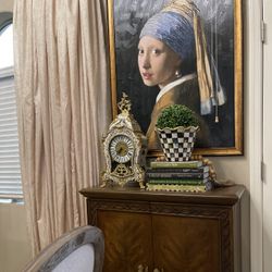 Mackenzie Childs Courtly Check Ceramic Garden Pot 