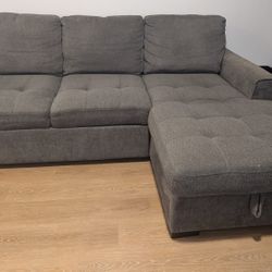 Grey Sleeper Couch 