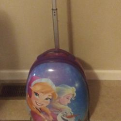 Frozen Luggish/suit Case For Kids Great Condition