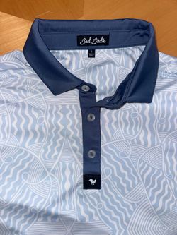 Large Bad Birdie Men's Peru Nights Core Performance Golf Polo
