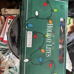 Restoration Hardware Starlight Multi-Color Holiday Christmas Lites lights