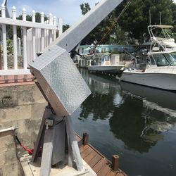 Boat Davits In Good Shape 