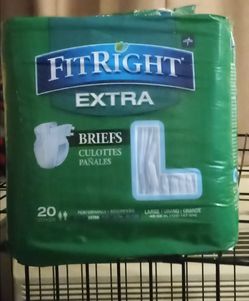 Case of FitRight Diapers