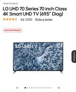 70” LG 4K TV