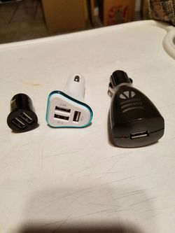 Car Chargers. 3 of them. One price