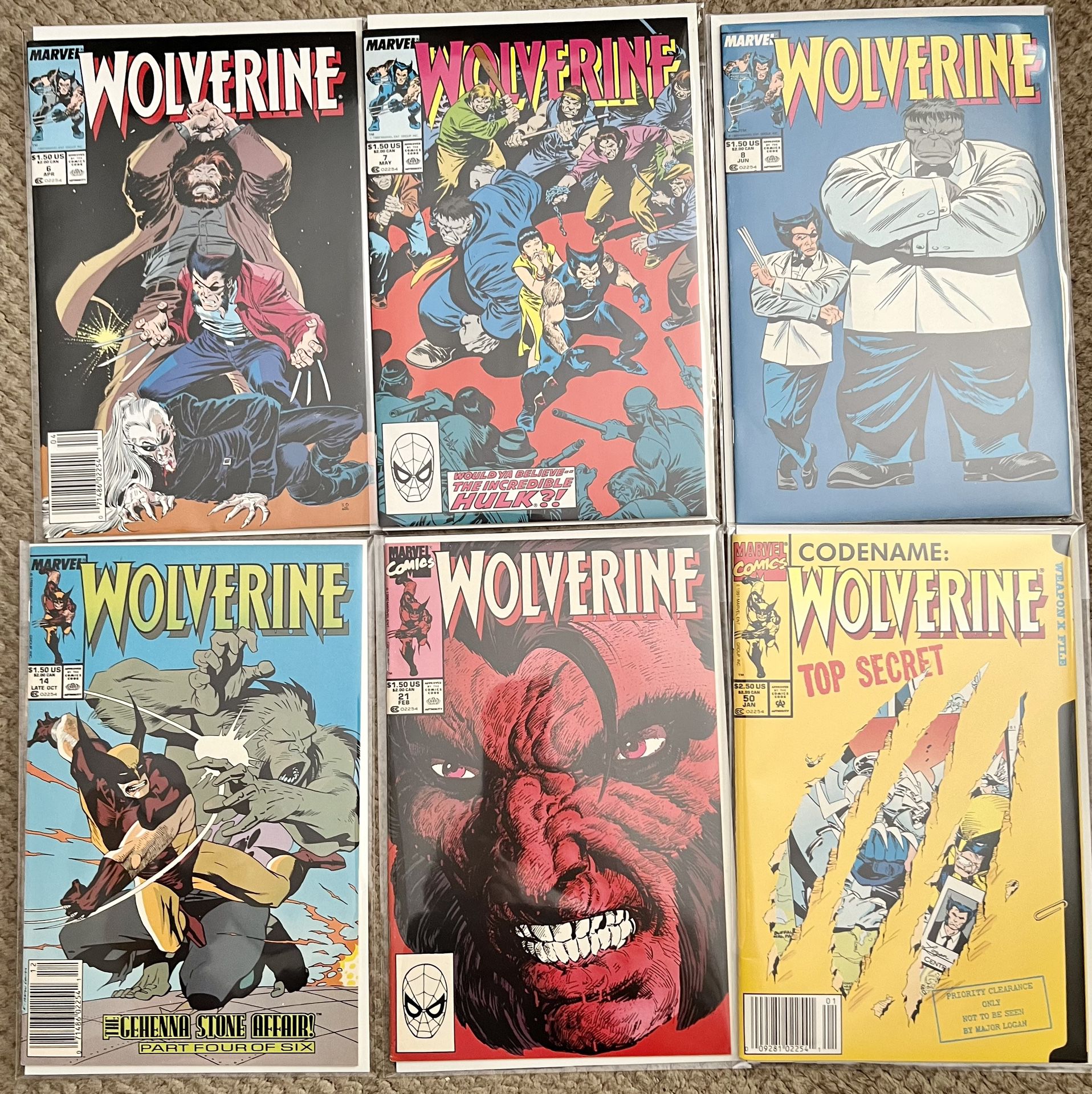 Wolverine Marvel Comic Books & Appearances