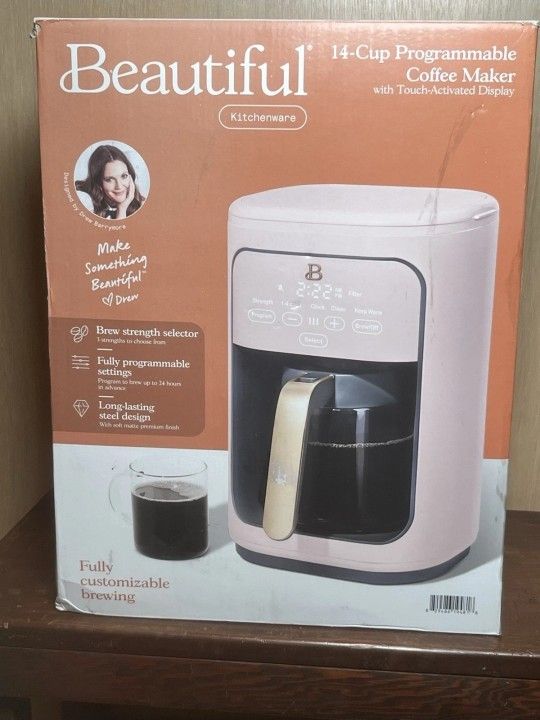 Drew Barrymore Coffee Maker Rose Color