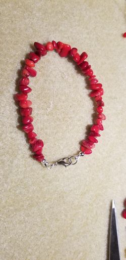 Coral bracelet