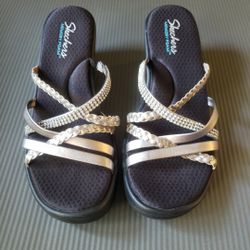 Skechers Wedge Sandals Women's Size 11 (Worn 1x)