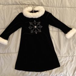 Bonnie Jean Holiday Black Dress