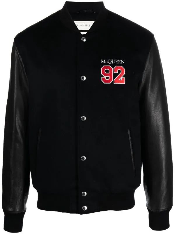 Alexander McQueen Red/black Bomber Jacket “92”