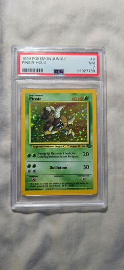 🪲 1999 Pokémon Jungle Pinsir Holo PSA 7 🪲