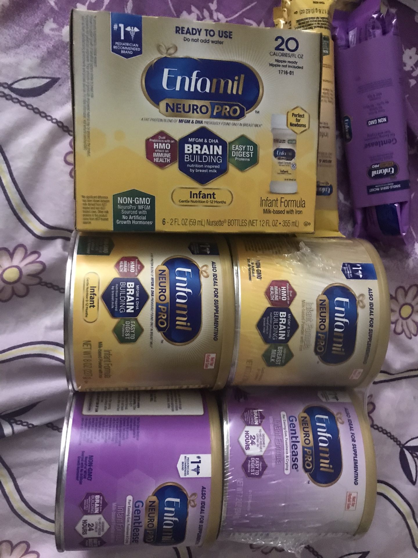 Enfamil formula sealed pack