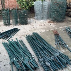 Fence Post & Wire (Metal)