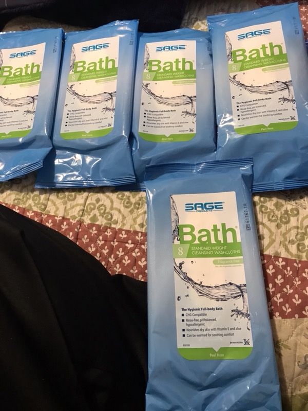 Sage bath wipes brand new available 5 fragrance free 4 deodorant available