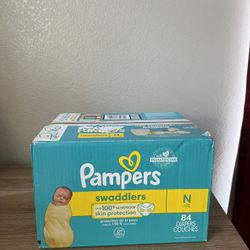 Pampers Swaddlers, size Newborn
