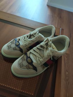 Gucci  brown white shoes for size 8