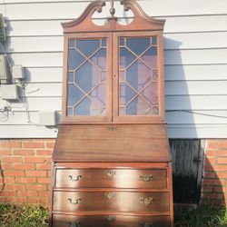 Antique Early 1900’s Ball And Claw Feet Tall Secretary Desk