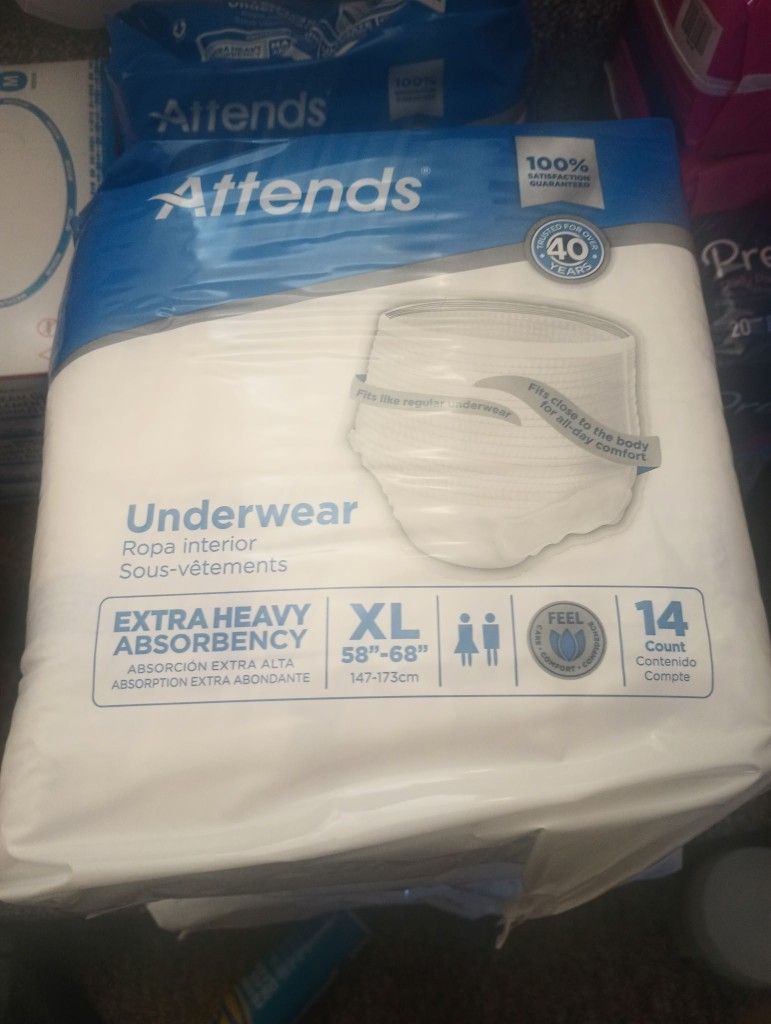 Men An Womans Xl Diapers Lile Depends