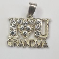 I Love Grandma Pendant/Charm